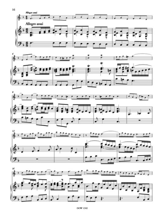 Concerto pour flûte à bec sopr. en fa maj. - SAMMARTINI - Partition